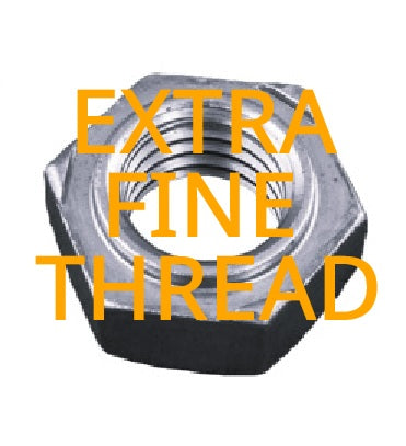 M12-1.25 Extra Fine Thread Hex Weld Nuts DIN 929 Steel (Package of 10)