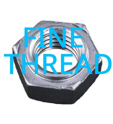 M10-1.25 Fine Thread Hex Weld Nuts DIN 929 Steel (Package of 100)