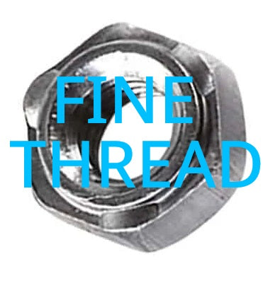 3/8"-24 Fine Thread Hex Weld Locknuts Steel (Package of 25)